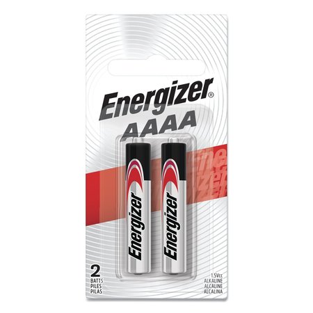 ENERGIZER MAX Alkaline AAAA Batteries, 1.5 V, PK2 PK E96BP-2